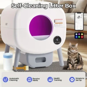 High Capacity Self Cleaning Litter Box