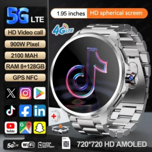 5G/4G Full Network Smart Watch Men