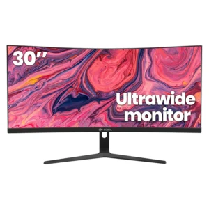 CRUA 30Inch Ultrawide Curved Monitor, 21:9 WFHD(2560x1080P) VA Computer Monitor