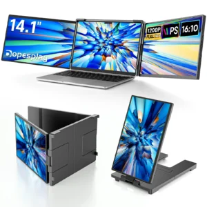 Dopesplay 14.1 inch Triple Screen Extender for Laptops