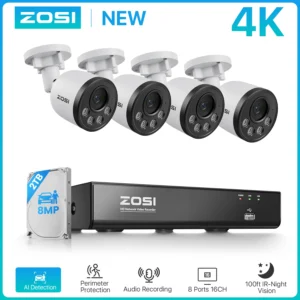 ZOSI 4K Security Camera System