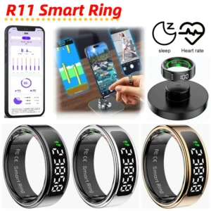 R11 Smart Ring with Display Screen
