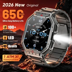2026 Fashion 2.1 Inch AMOLED Smart Watch Men