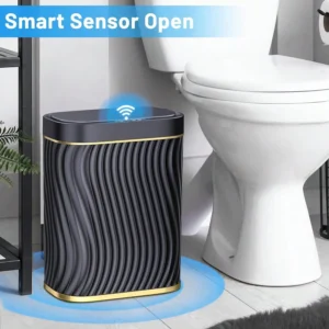 10L 2.6 Gal Motion Sensor Trash Can, Smart Pop-Up Kitchen/Bathroom Bin