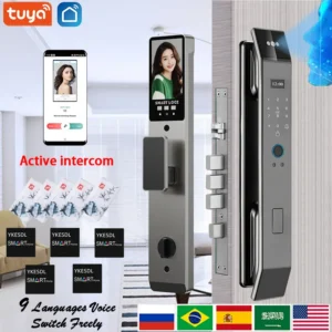 Tuya APP Smart Life APP Control Voice Intercom Smart Lock