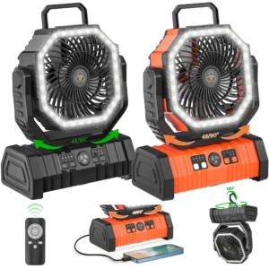XIAOTREE Camping Fan 20000mAh Battery Powered Fan