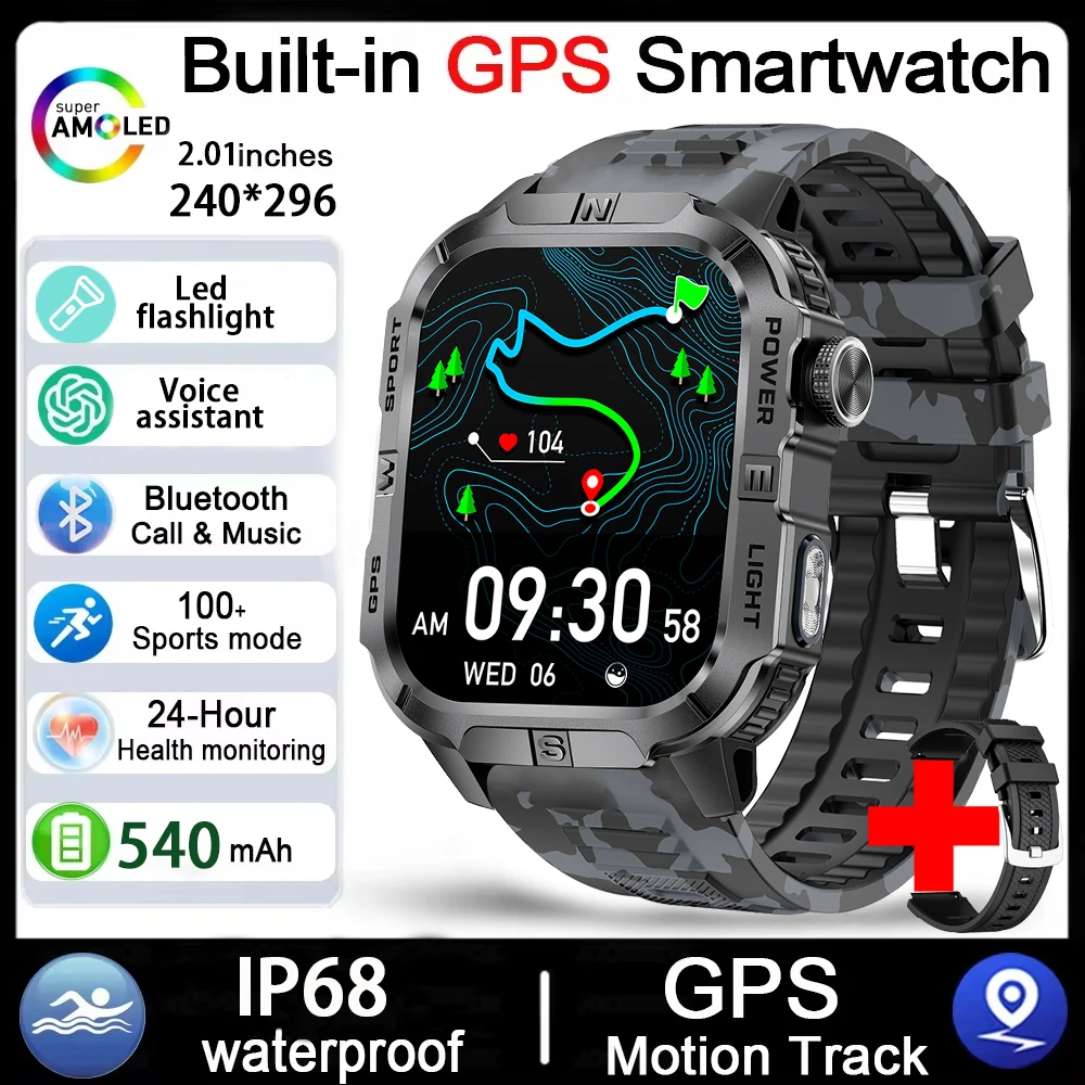2026 New Outdoor Military Men's Smartwatch - Image 12