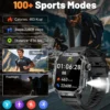2026 New Outdoor Military Men's Smartwatch - Thumbnail Image 3