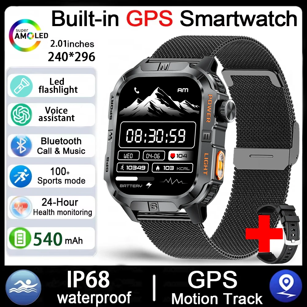 2026 New Outdoor Military Men's Smartwatch - Image 13