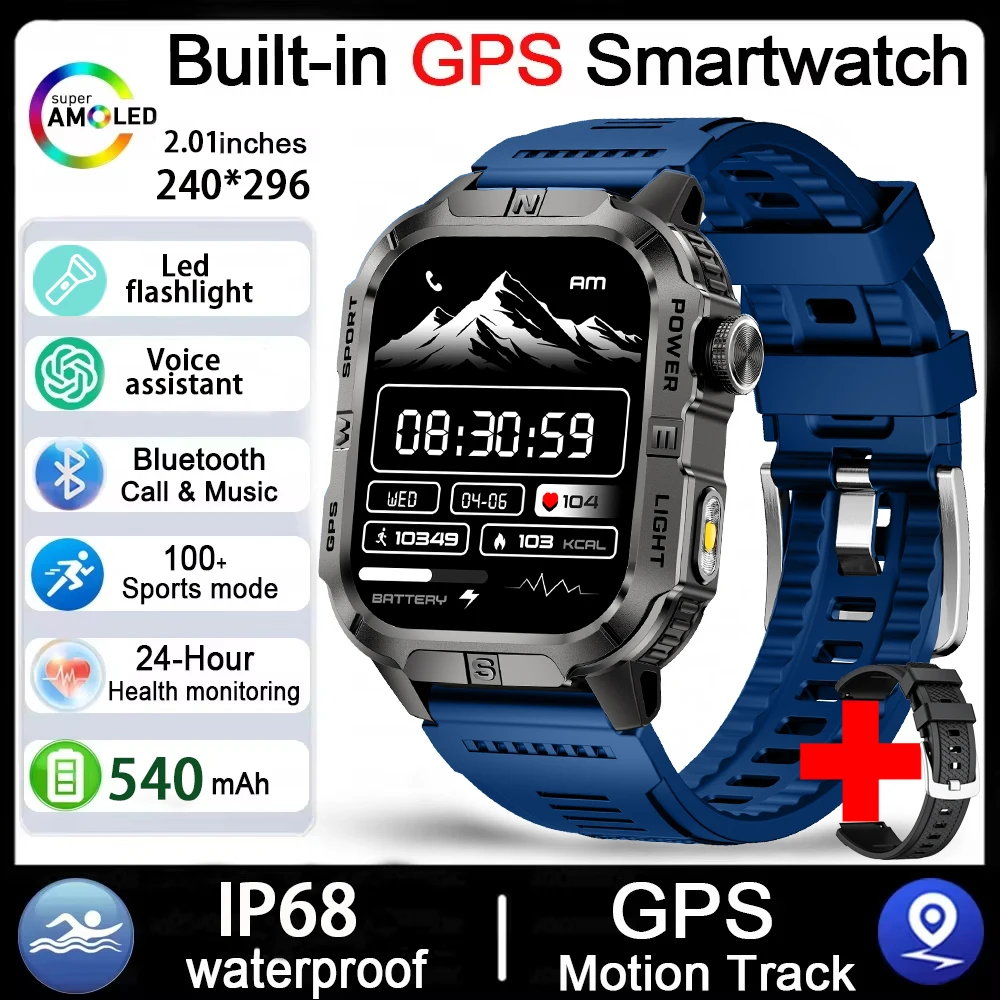 2026 New Outdoor Military Men's Smartwatch - Image 20