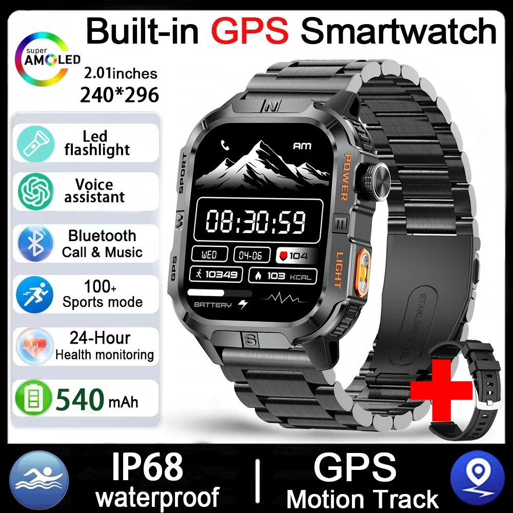 2026 New Outdoor Military Men's Smartwatch - Image 21