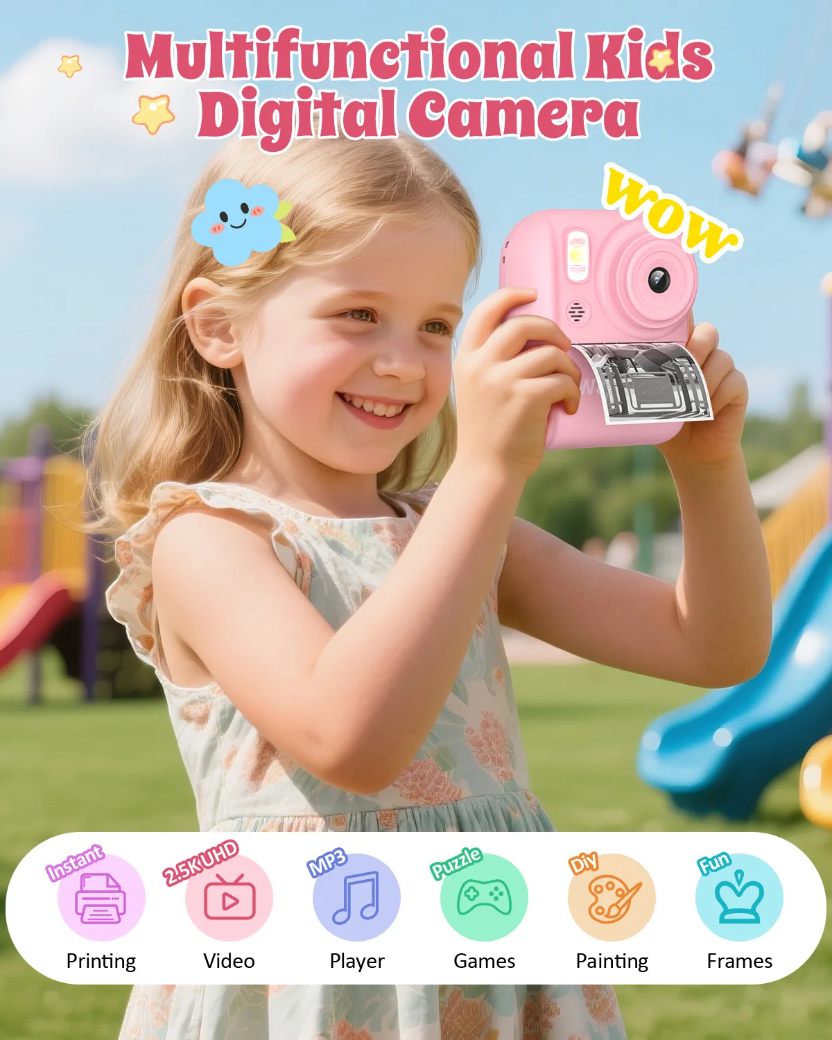 Kids Camera Instant Print,Instant Camera - Image 2