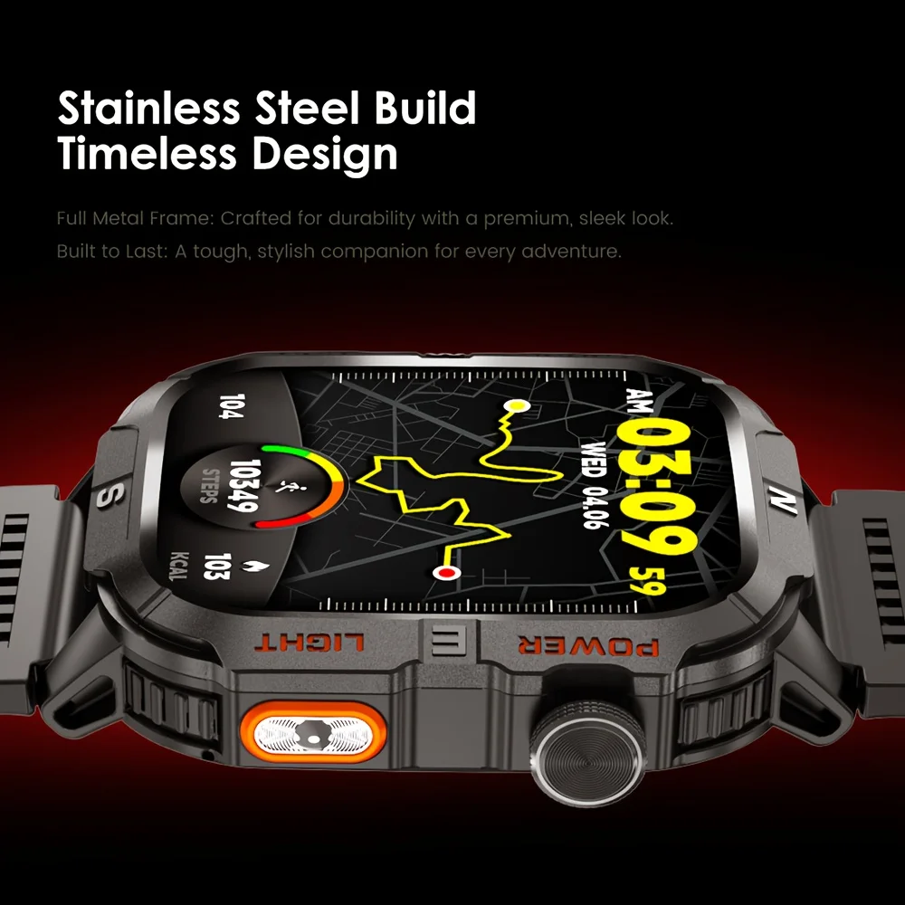 2026 New Outdoor Military Men's Smartwatch - Image 2