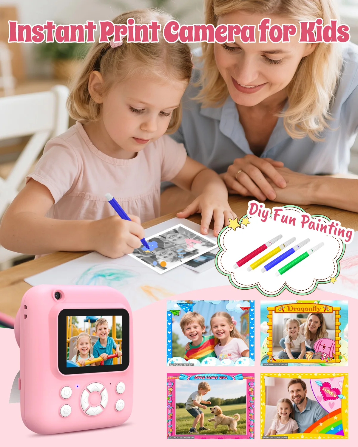 Kids Camera Instant Print,Instant Camera - Image 4