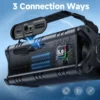 W-KING D8 Bluetooth Speaker, 50W RMS IPX6 Waterproof Loud Speakers Bluetooth Wireless - Thumbnail Image 3
