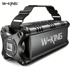 W-KING D8 Bluetooth Speaker, 50W RMS IPX6 Waterproof Loud Speakers Bluetooth Wireless