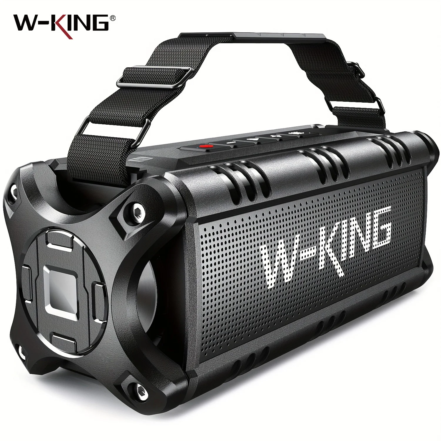 W-KING D8 Bluetooth Speaker, 50W RMS IPX6 Waterproof Loud Speakers Bluetooth Wireless - Image 1