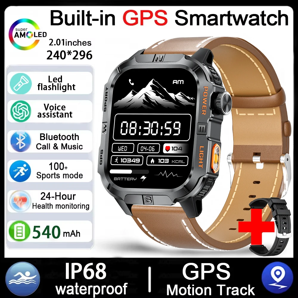 2026 New Outdoor Military Men's Smartwatch - Image 9