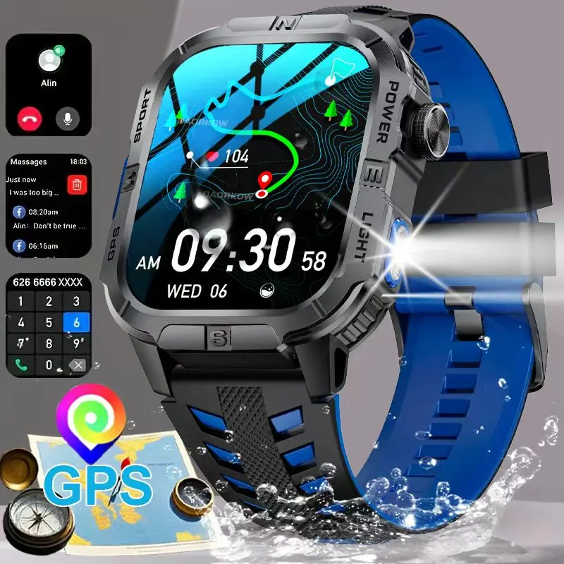 2026 New Outdoor Military Men's Smartwatch - Image 1