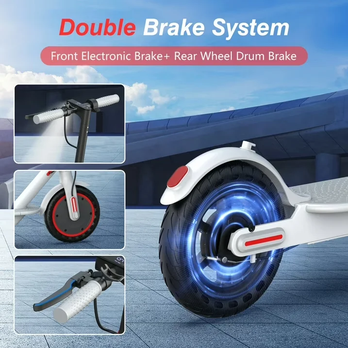 2026 New 36V 7.8AH Electric Scooter  8.5inch Solid Tire Up to 19MPH Max Speed - Image 8
