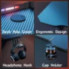 Y‑Shaped Gaming Desk with RGB LED Lights, Ergonomic Carbon‑Fiber Surface - Thumbnail Image 5