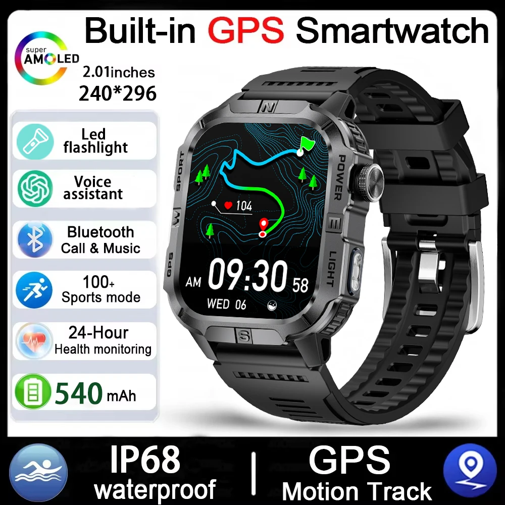 2026 New Outdoor Military Men's Smartwatch - Image 16