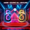 W-KING T11 100W RMS Bluetooth Speakers, IPX6 Waterproof, BT 5.3 Portable Party Boombox - Thumbnail Image 3