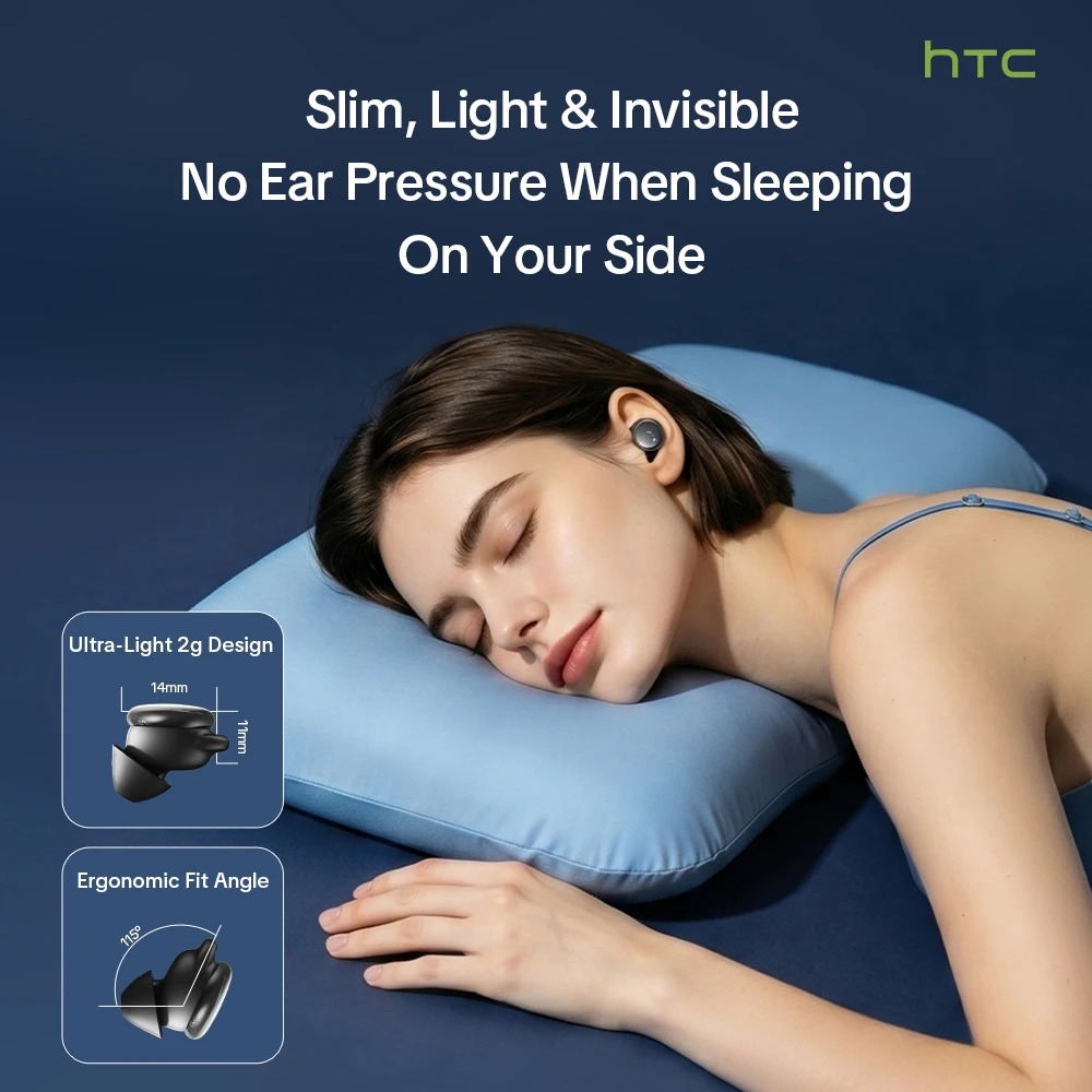 HTC NE92 Wireless Bluetooth 6.0 Sleep Earbuds - Image 5