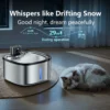 3.5L/118oz Stainless Steel Wireless Smart  Indoor Cats & Dogs Water Bowl Dispenser - Thumbnail Image 5