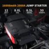 UTRAI 4 In 1 2000A Jump Starter Power Bank 16000mAh 150PSI Air Compressor Tire Pump - Thumbnail Image 2