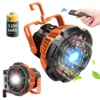 USB Portable Rechargeable Adjustable Speed Lantern Camping Fan - Thumbnail Image 7