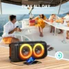 W-KING T11 100W RMS Bluetooth Speakers, IPX6 Waterproof, BT 5.3 Portable Party Boombox - Thumbnail Image 4